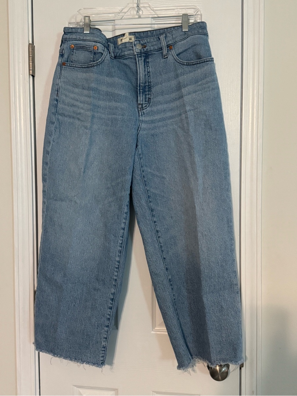 Madewell The Perfect Vintage Wide-Leg Cropped Jeans